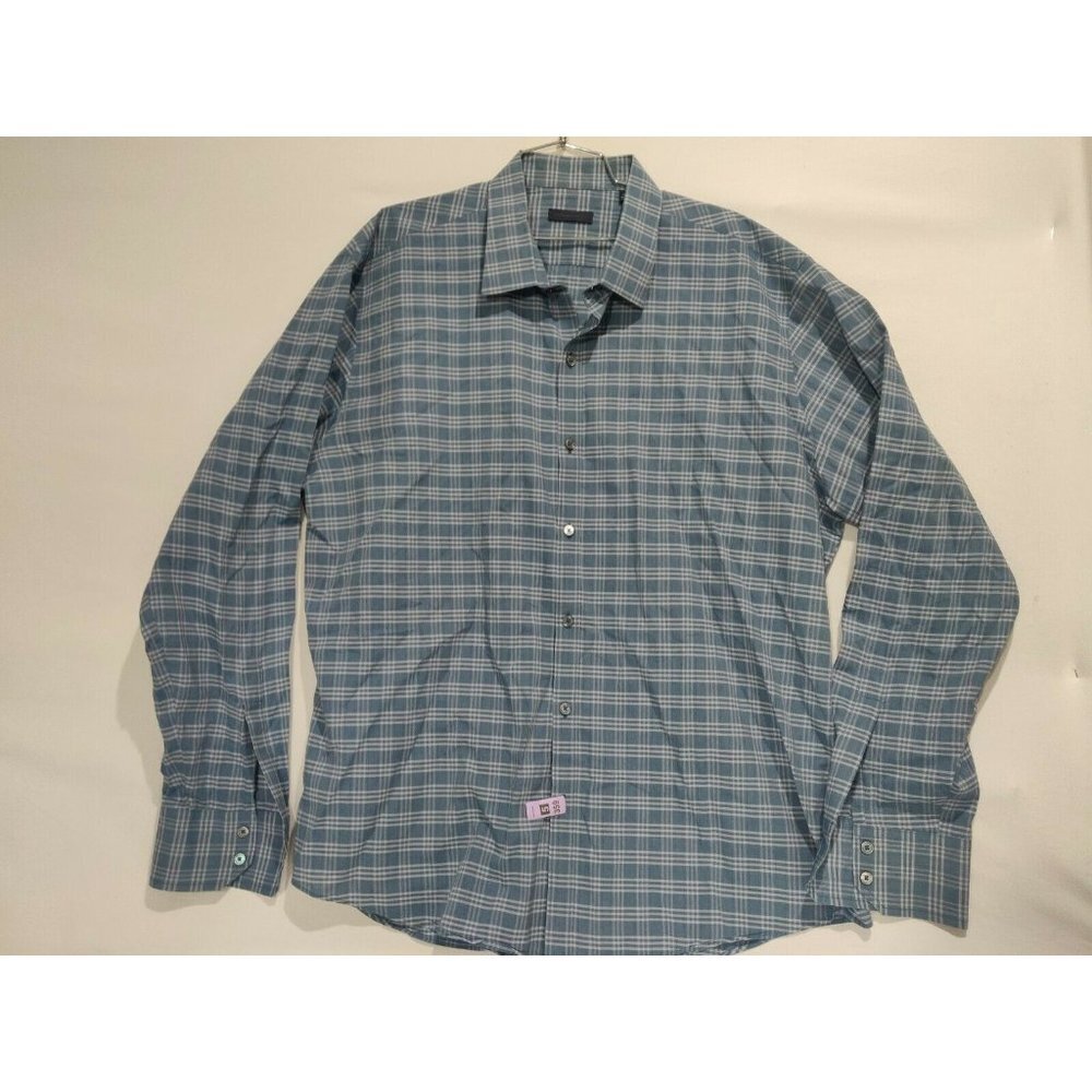 Zachary prell worn once plaid Blue cotton men‎